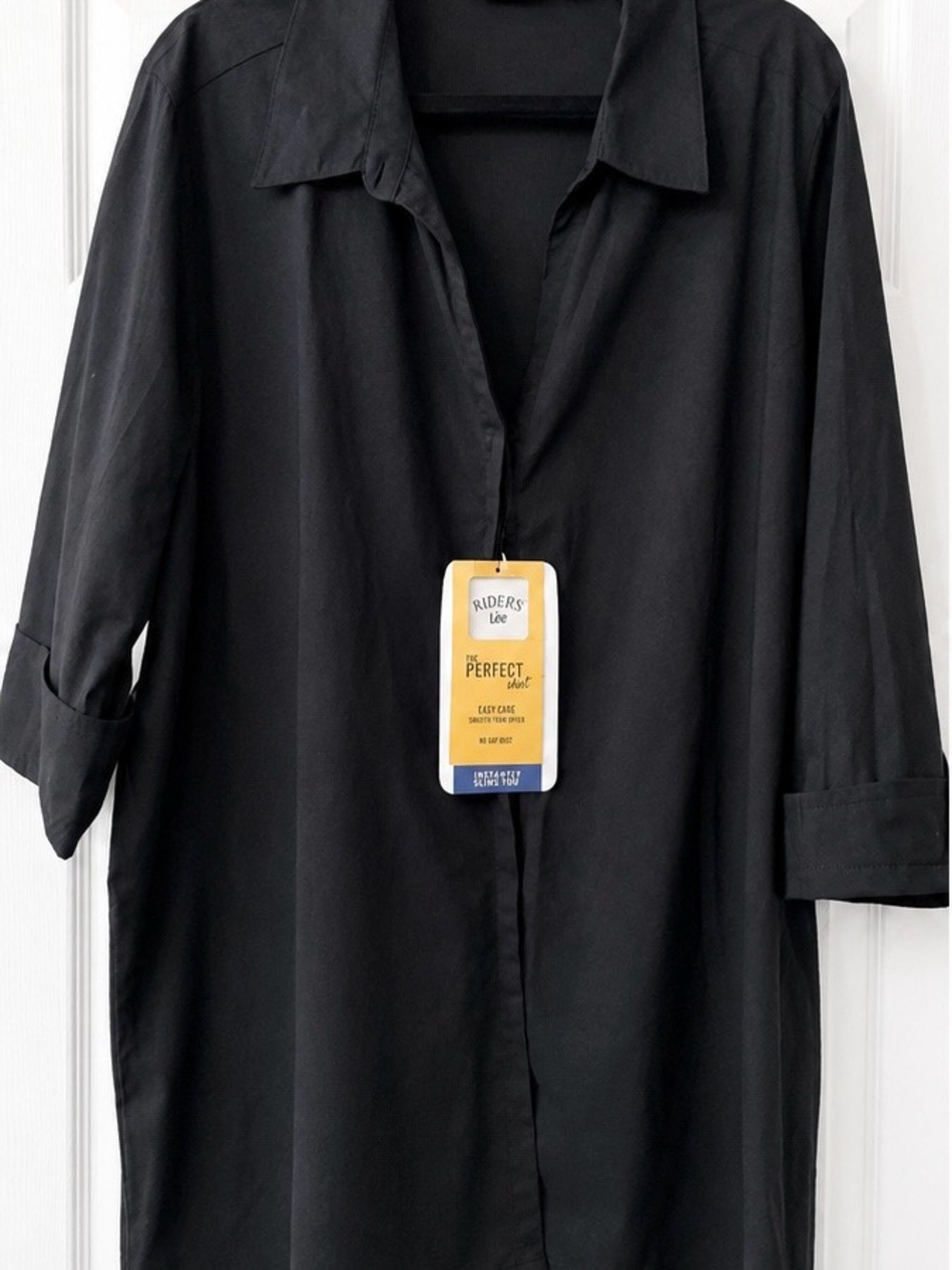 Riders by Lee “The Perfect Shirt” Women’s Plus Size 3X in classic black